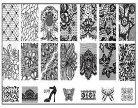 Lace Stamping Plate 09