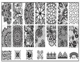 Lace Stamping Plate 10